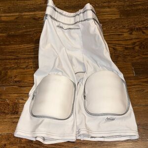 Adams White Padded Athletic Football Girdle Youth size L/XL